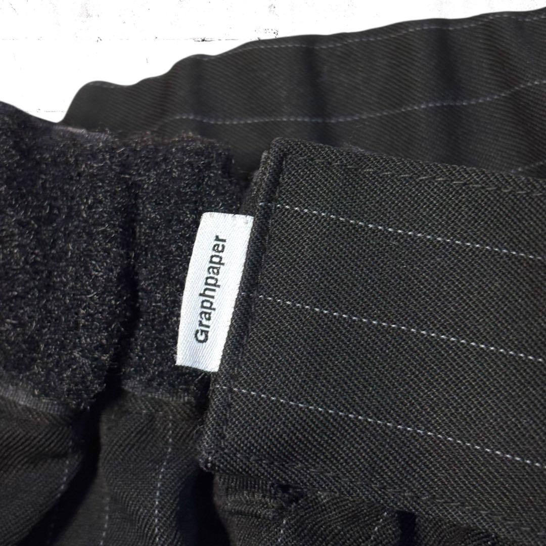 graphpaper ウール　シェフパンツ　ストライプ　スラックス　フリーサイズ