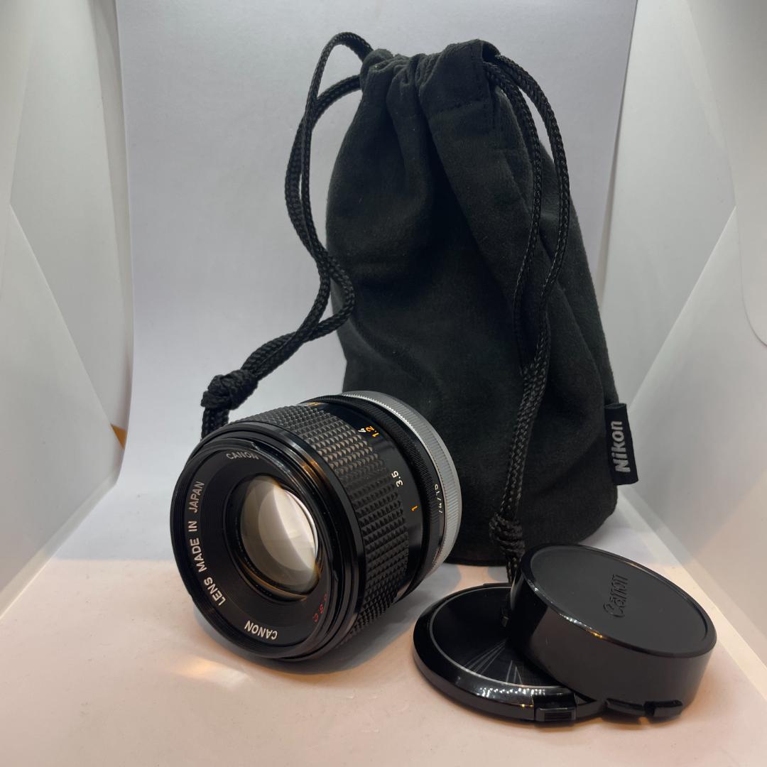 【ケース付き 外観美品】CANON FD 100mm f2.8 S.S.C.