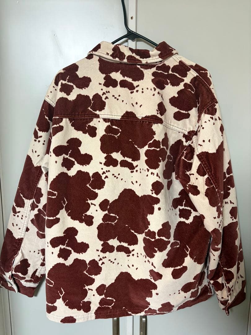 ロマネスコ着用Supreme Velvet Chore Coat Cow