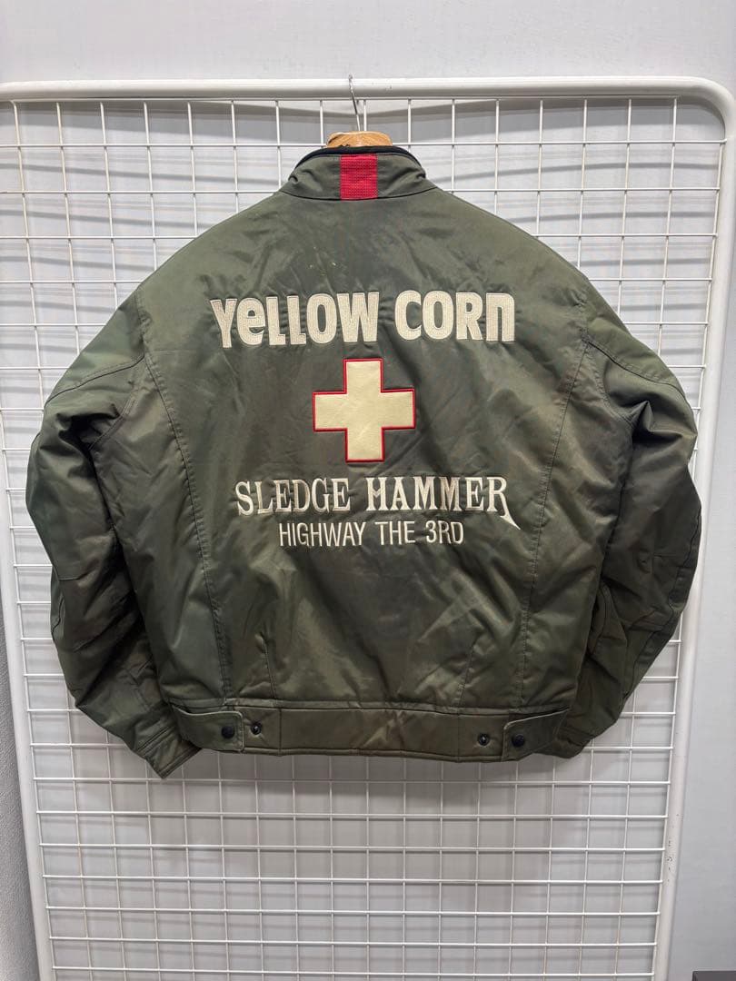 ［YELLOW CORN］ バイクジャケット　カーキ　M 2510-213