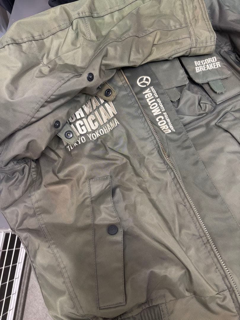 ［YELLOW CORN］ バイクジャケット　カーキ　M 2510-213