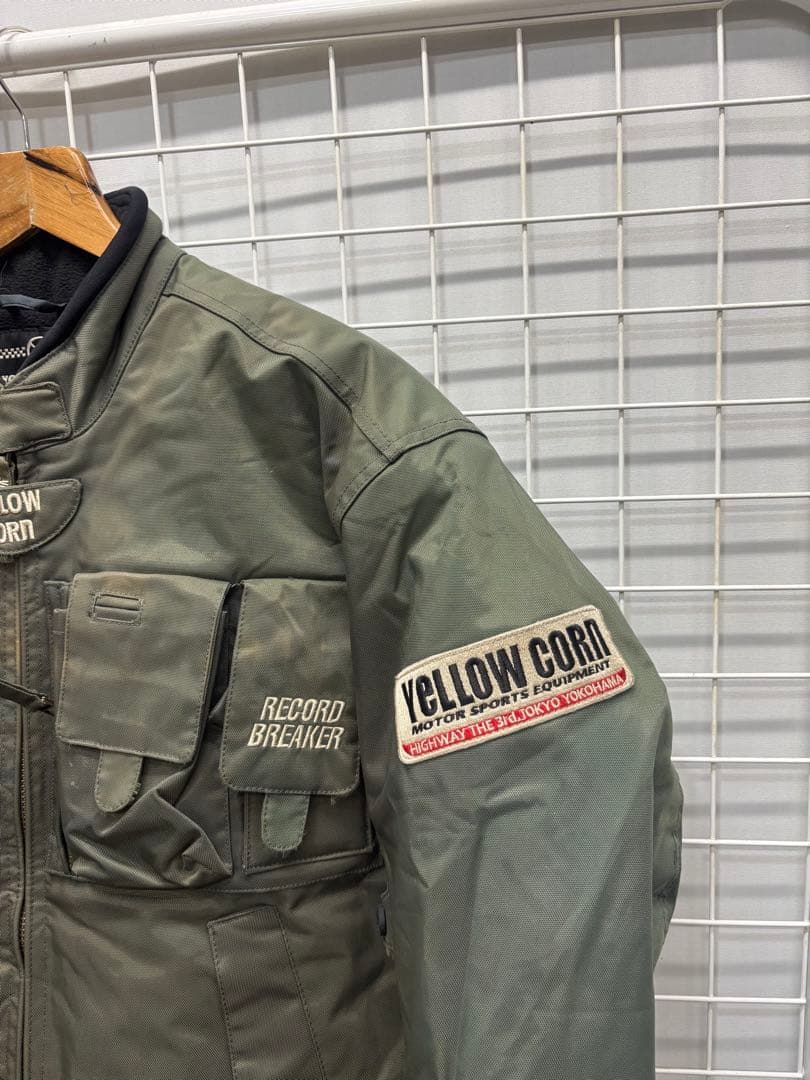 ［YELLOW CORN］ バイクジャケット　カーキ　M 2510-213