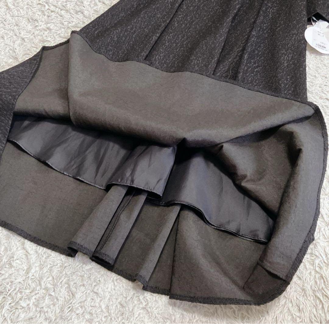 】【Risa新品】フォルムフォルマ ジャガードワンピースドレス M