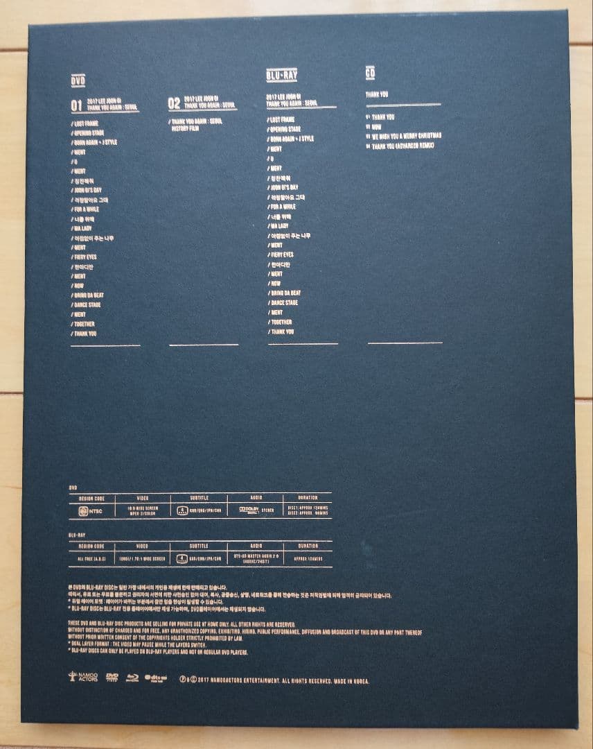 イ・ジュンギ　THANK YOU AGAIN 2017