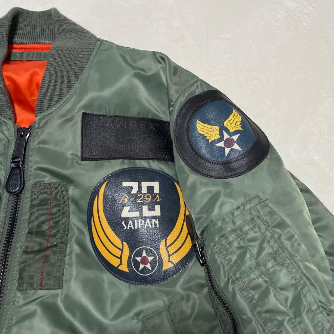 【極美品】AVIREX MA-1 トップガン フライトジャケット 長渕剛 L