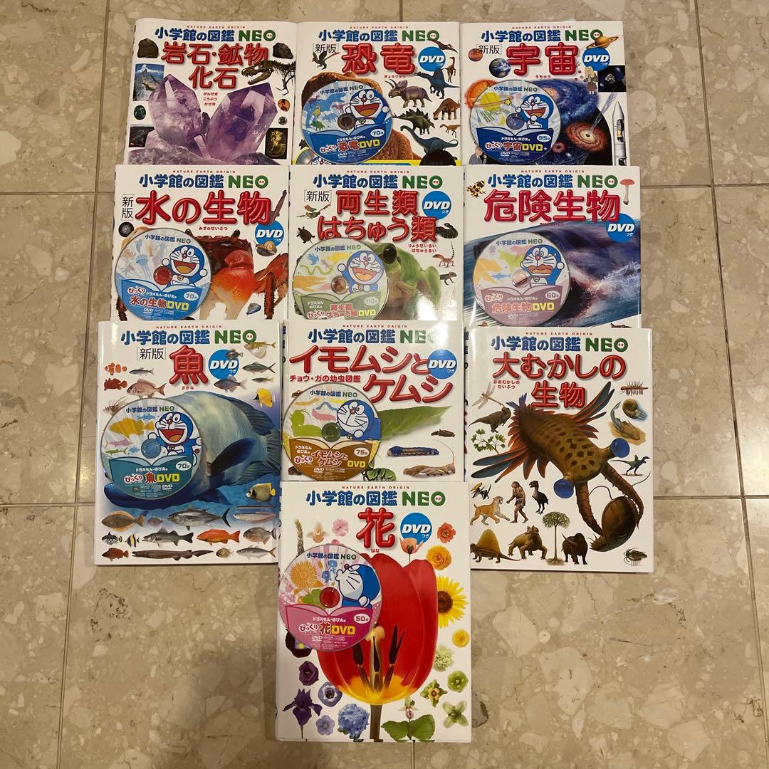 のり❤️美品でお得❤️小学館の図鑑NEO8冊セット