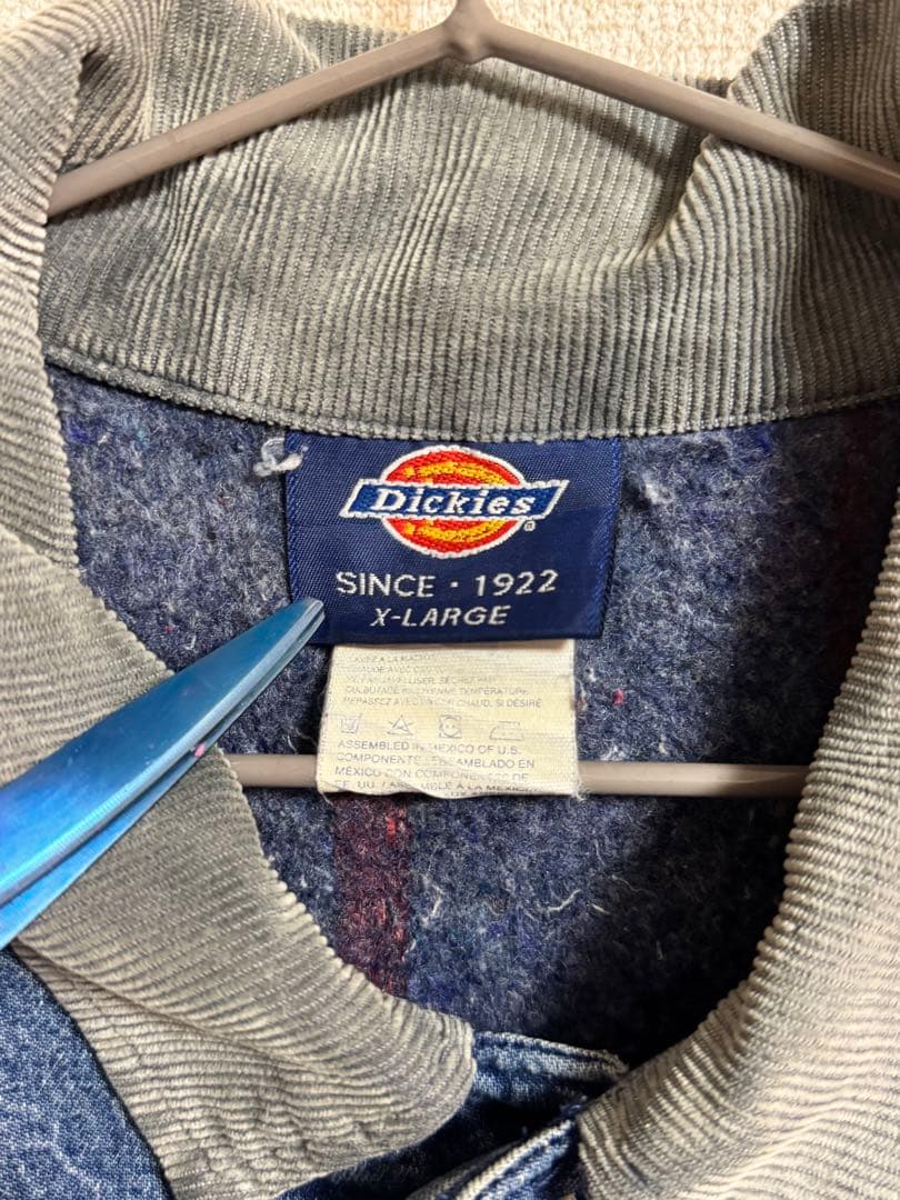 DICKIES (ディッキーズ) デニムカバーオール 古着 90s