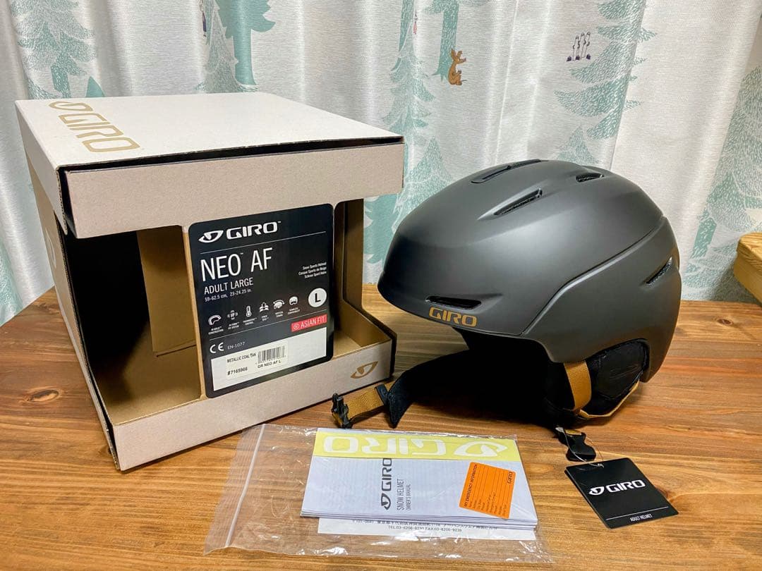 GIRO NEO Lマットメタリックコール/タン 2025 ASIAN FIT