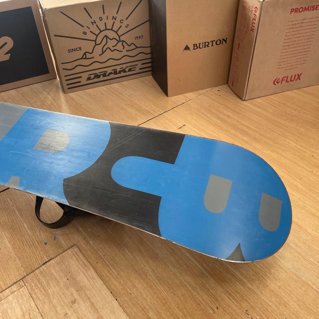 BURTON×ZUMA　クラッシュ　バートンスノーボードセット　バインディング付