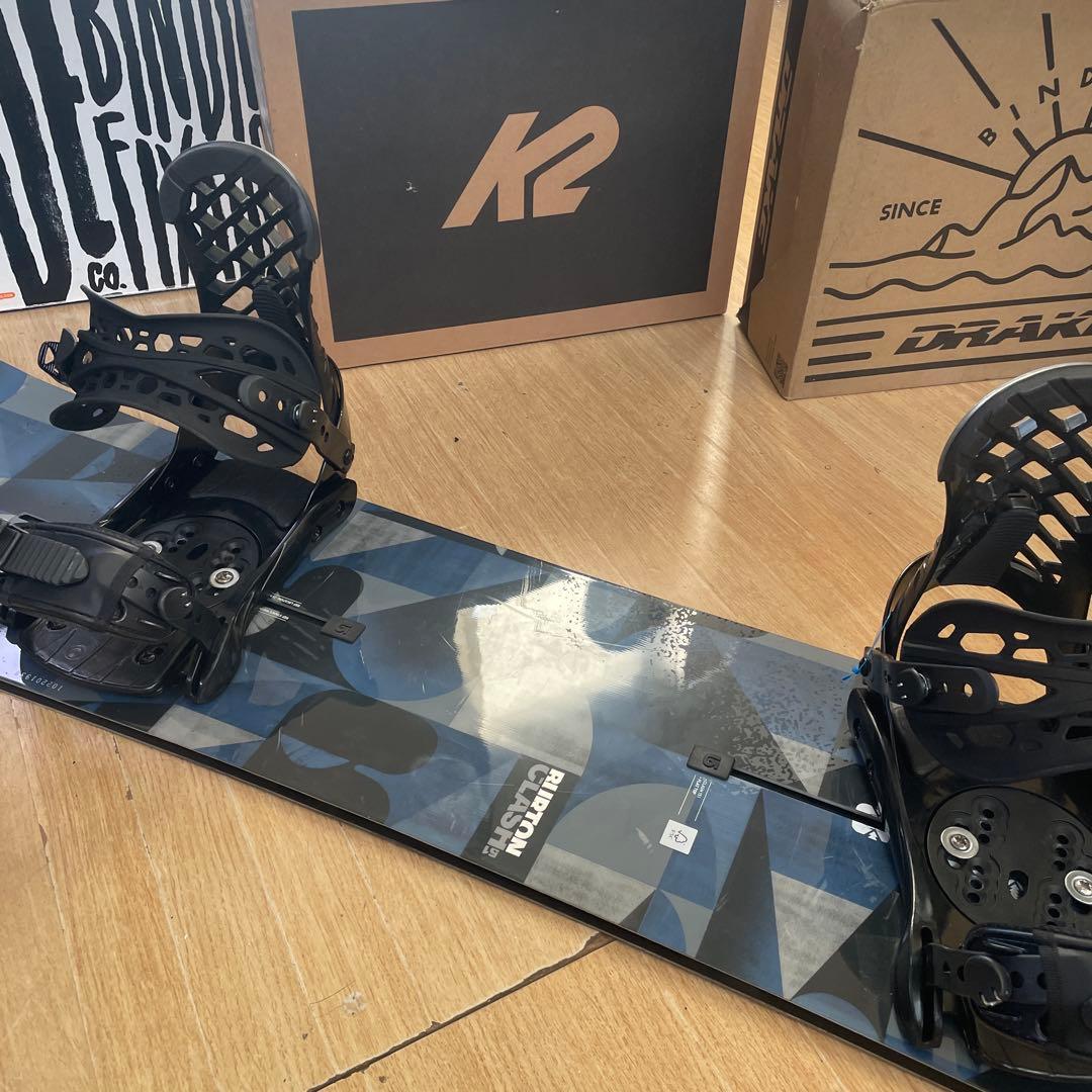 BURTON×ZUMA　クラッシュ　バートンスノーボードセット　バインディング付