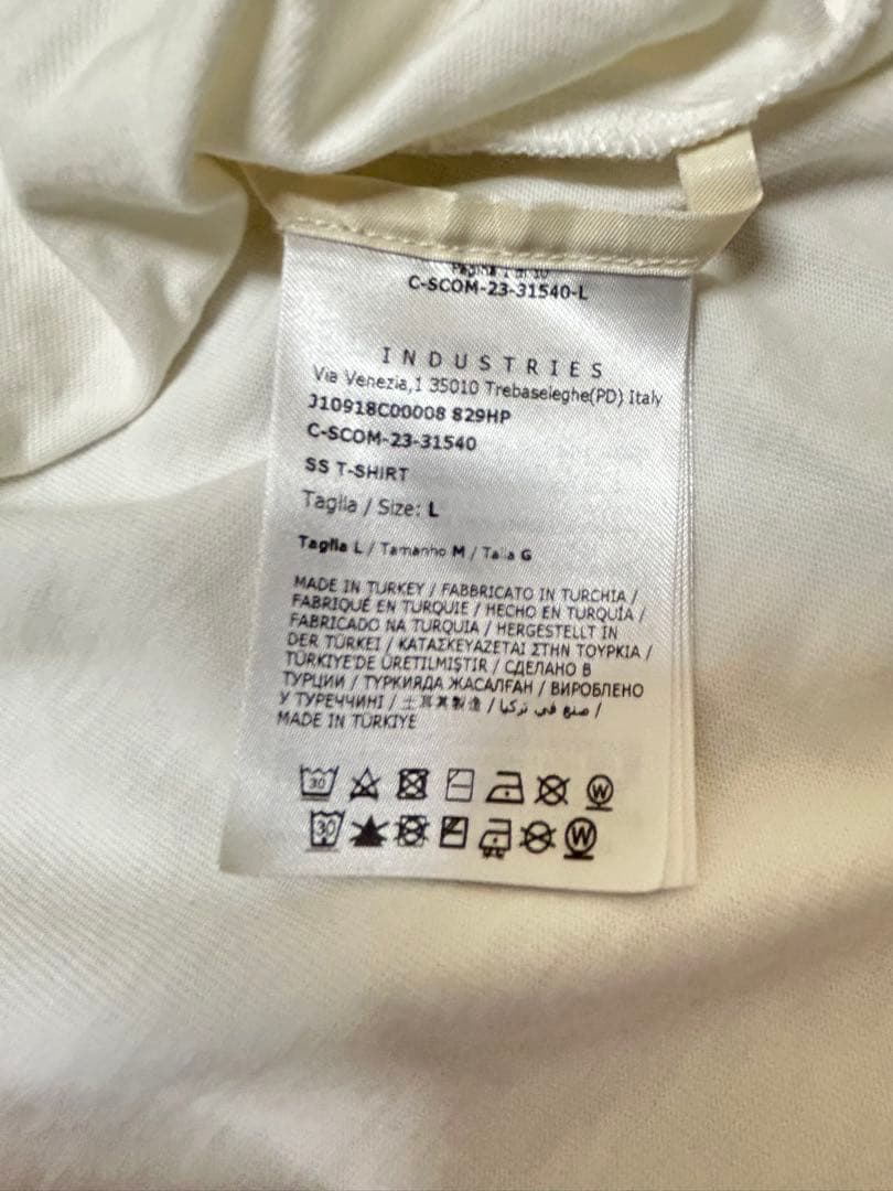 MONCLER ロゴ Tシャツ ホワイト