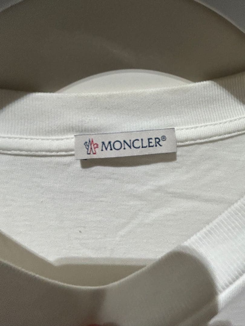 MONCLER ロゴ Tシャツ ホワイト
