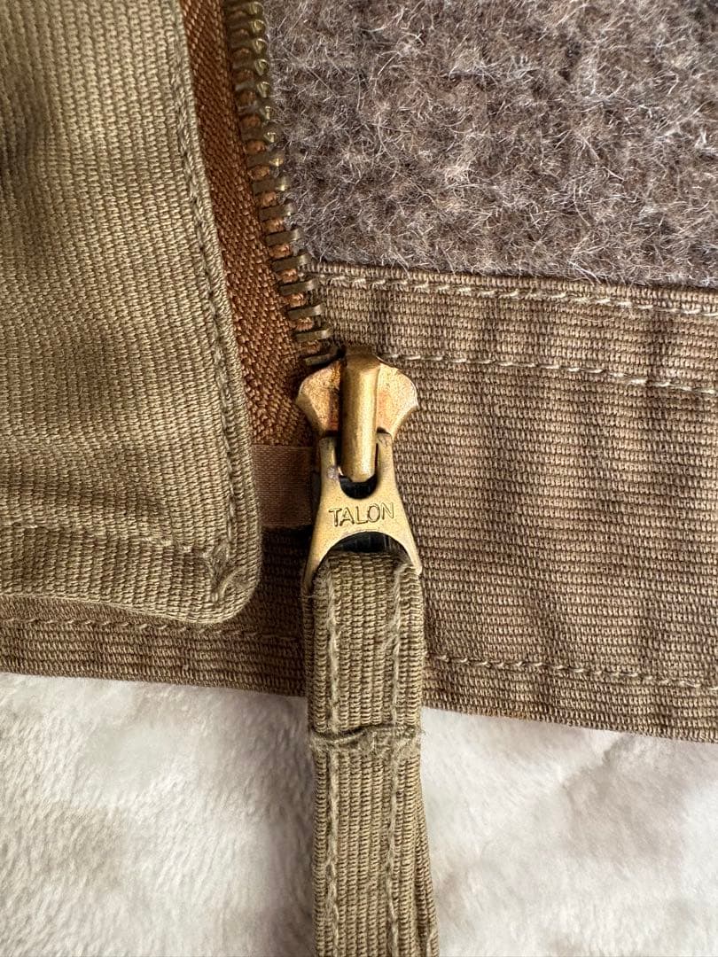 BAZZ Ricksons N-1デッキジャケット オリーブグリーン