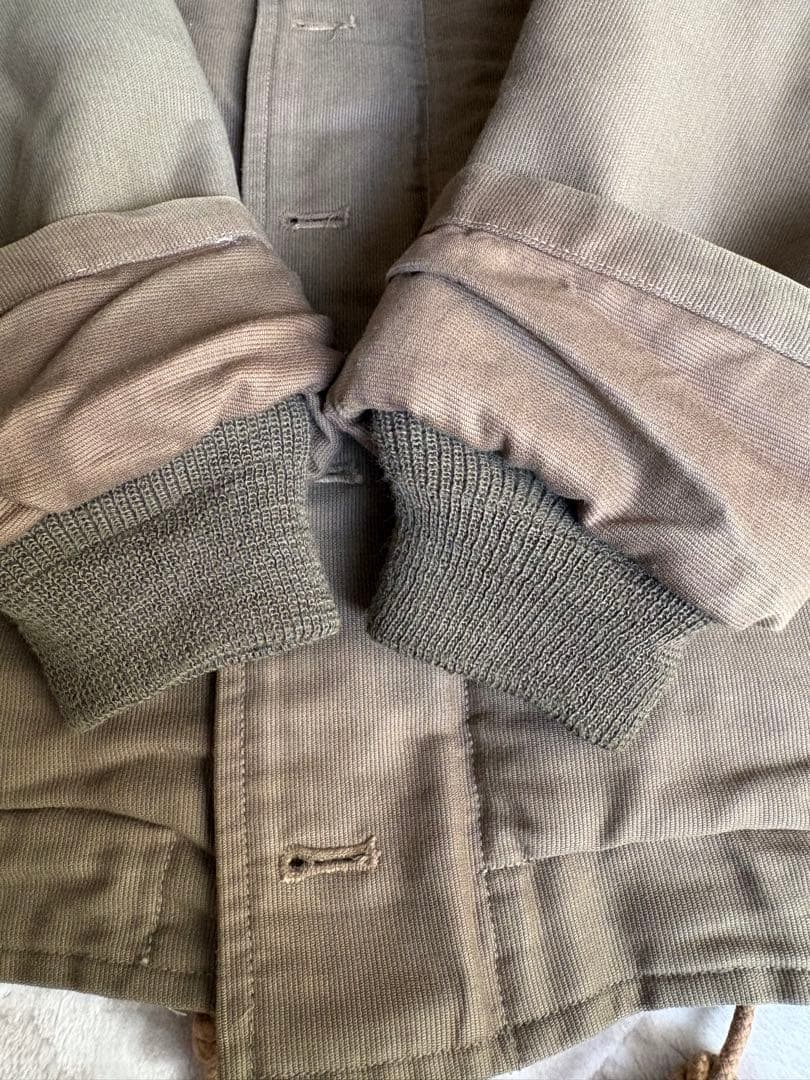 BAZZ Ricksons N-1デッキジャケット オリーブグリーン