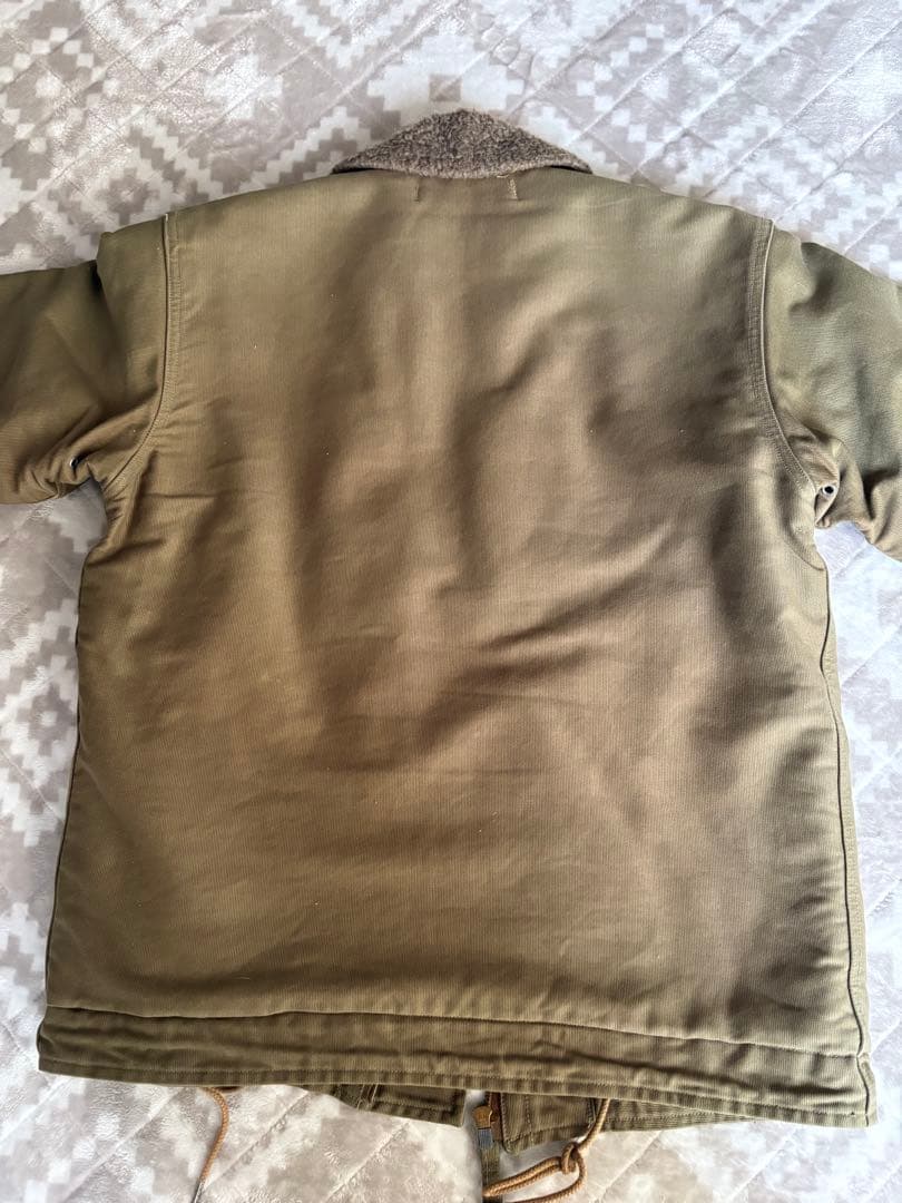 BAZZ Ricksons N-1デッキジャケット オリーブグリーン