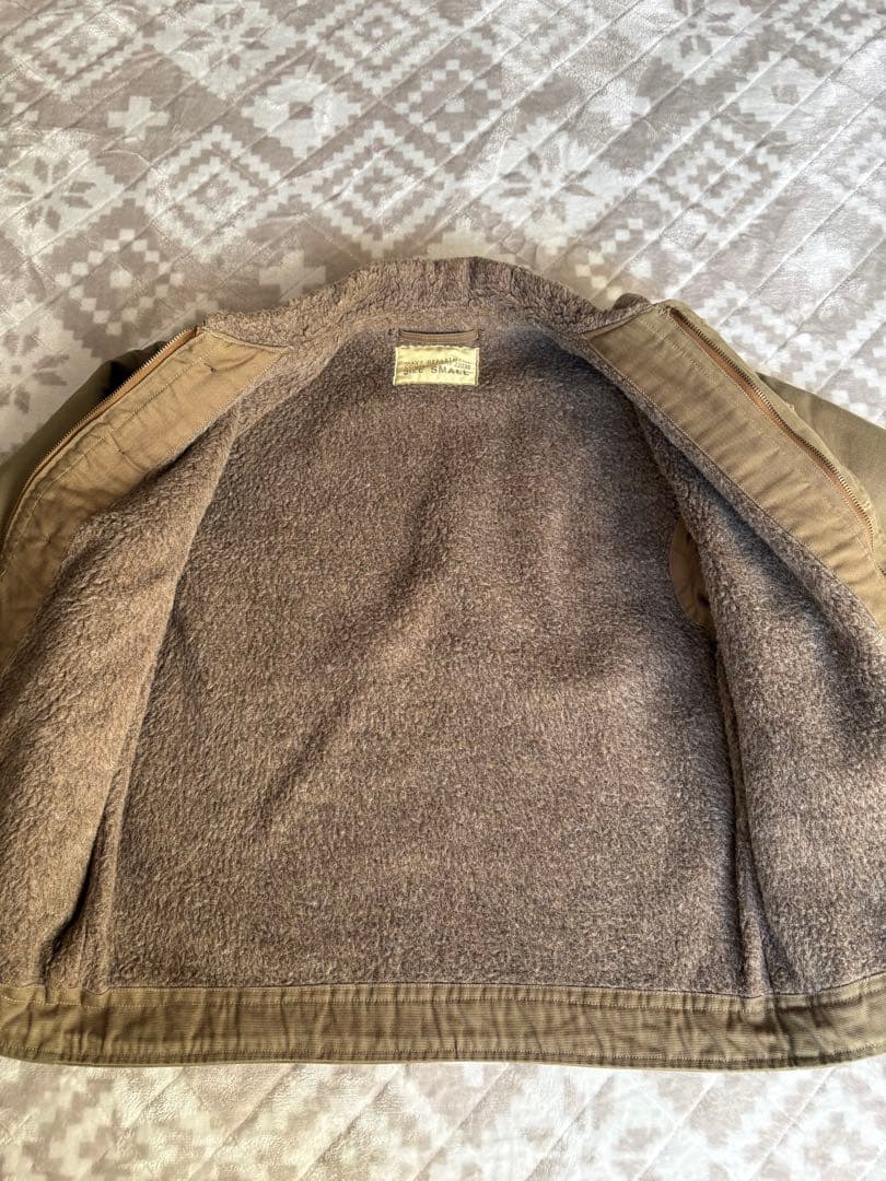 BAZZ Ricksons N-1デッキジャケット オリーブグリーン