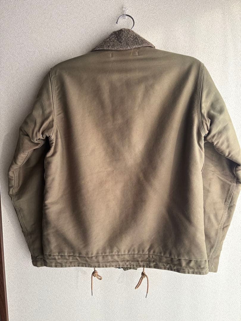 BAZZ Ricksons N-1デッキジャケット オリーブグリーン