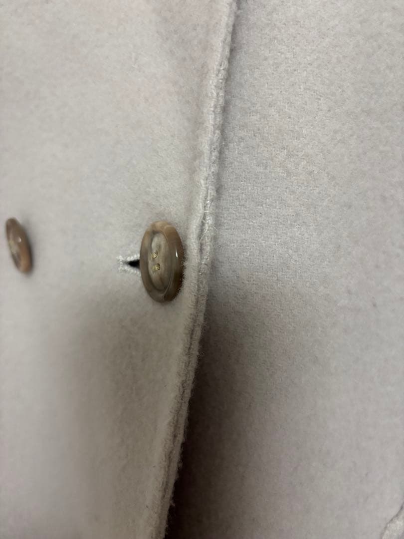 Hamachi クロス＆クロス　ダブルフェイスミドルコート　グレージュ