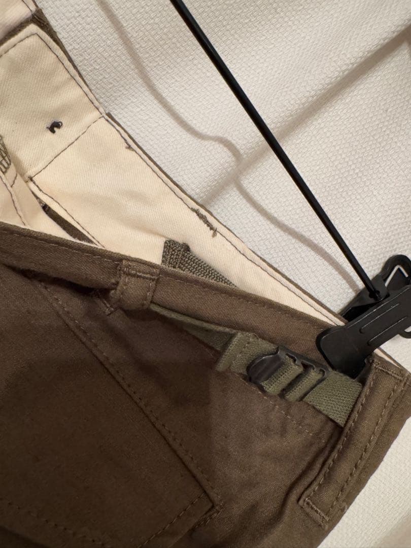 新品　HYKE カーゴパンツ オリーブ　サイズ1