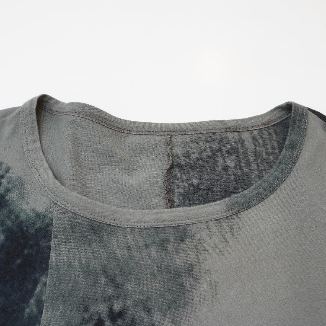 MOYURU (M) アシンメトリーカットソー　変形トップス