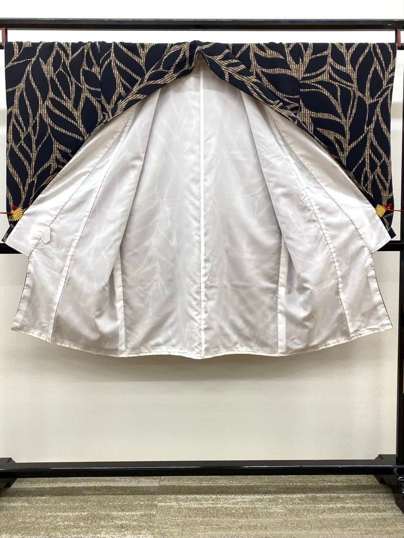 2尺袖 ブランド ポリエステル着物 ラフィーネココ 袴用