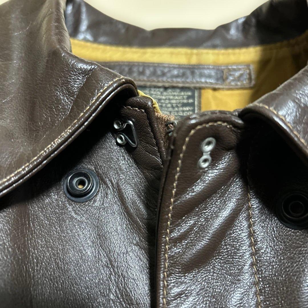 バズリクソンズ Buzz Rickson's A-2 フライトジャケット　赤リブ