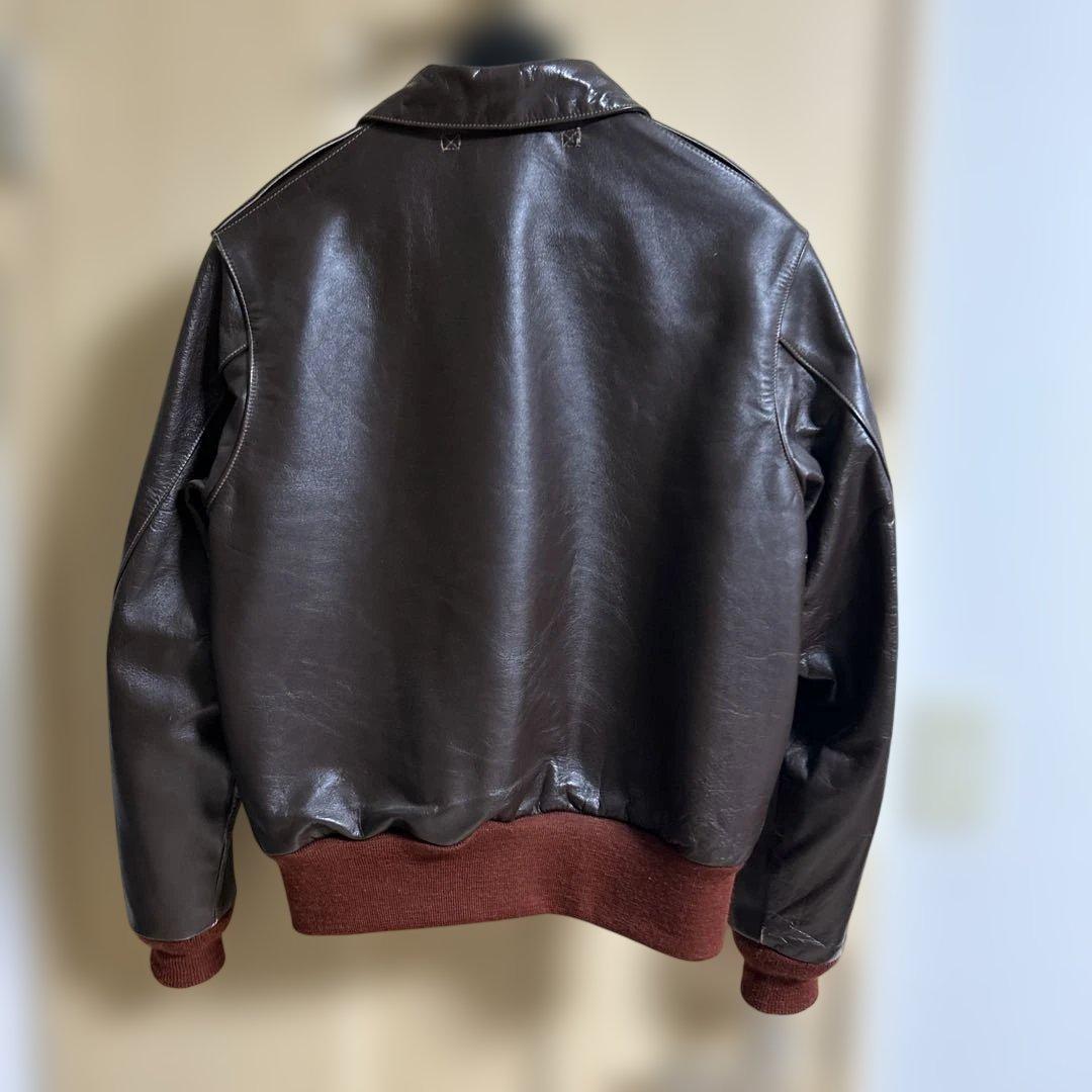 バズリクソンズ Buzz Rickson's A-2 フライトジャケット　赤リブ