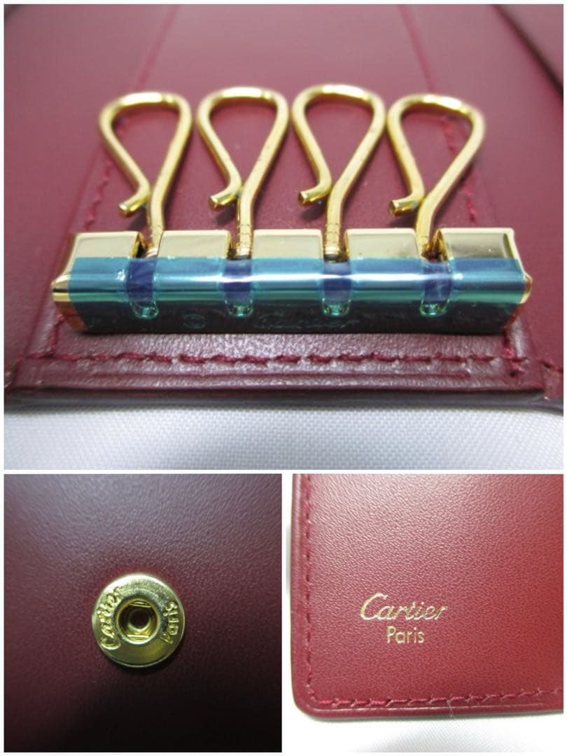 新品・未使用品 カルティエ ４連キーケース カルティエレッド Cartier