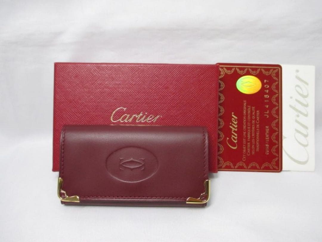 新品・未使用品 カルティエ ４連キーケース カルティエレッド Cartier