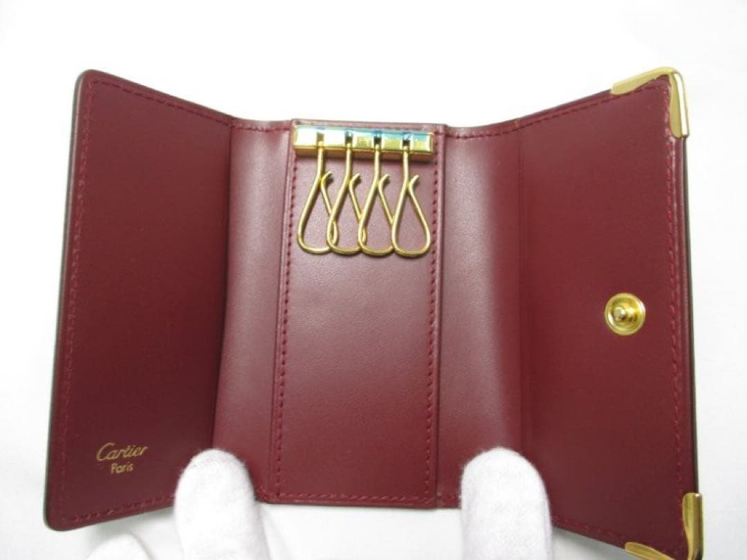 新品・未使用品 カルティエ ４連キーケース カルティエレッド Cartier