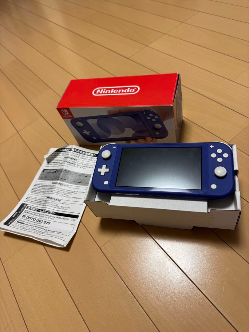 Nintendo Switch Lite 青色 本体　美品
