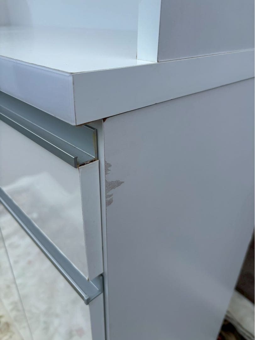 にょん　土井インテリヤ 食器棚 キッチンボード レンジボード H190.5