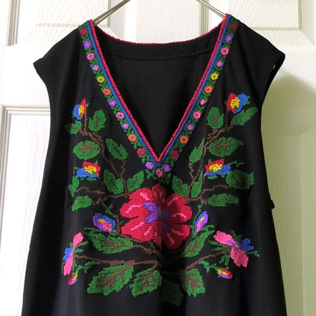 【専用】TOKUKO 1er VOL　トクコ　チュニック　お花　刺繍