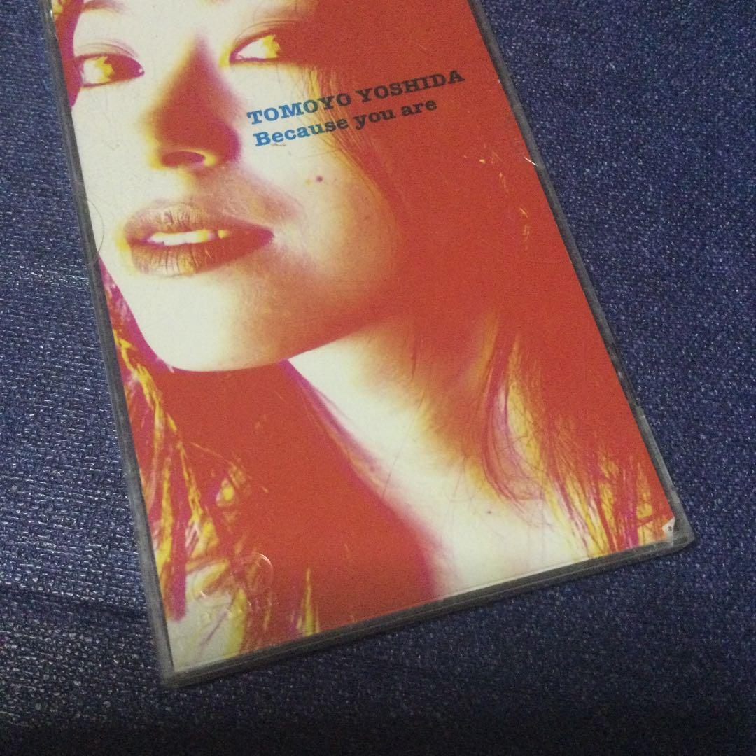 CD 吉田朋代/ビコーズユーアー　角松敏生プロデュース　8センチ8cm シングル