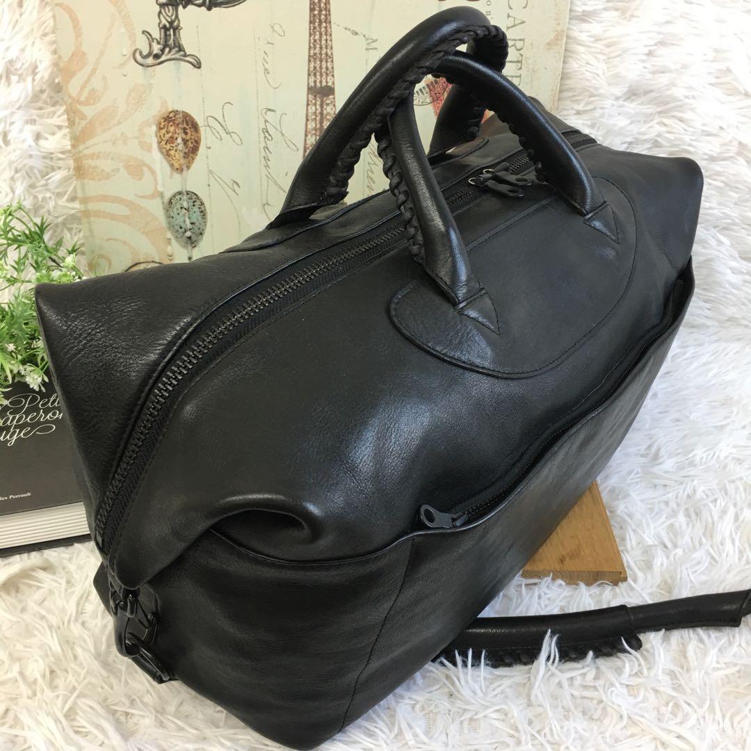 希少✨ スコッチグレイン ボストンバッグ トートバッグ ビジネスバッグ レザー