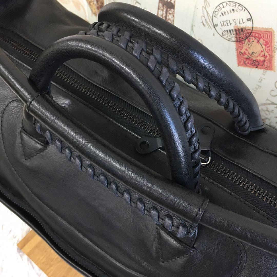 希少✨ スコッチグレイン ボストンバッグ トートバッグ ビジネスバッグ レザー