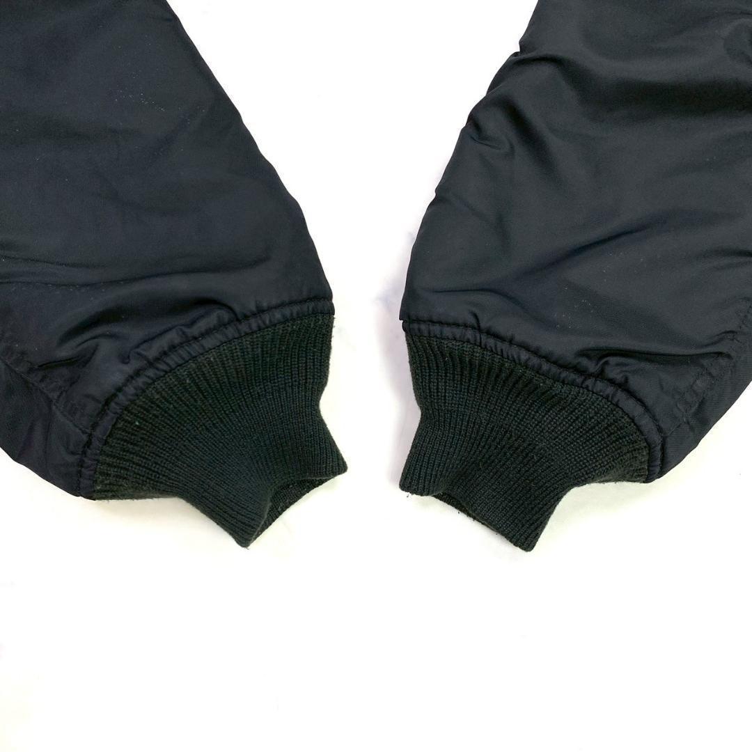 希少バックロゴ★AVIREX N-2B フライトジャケット 黒 L　D531