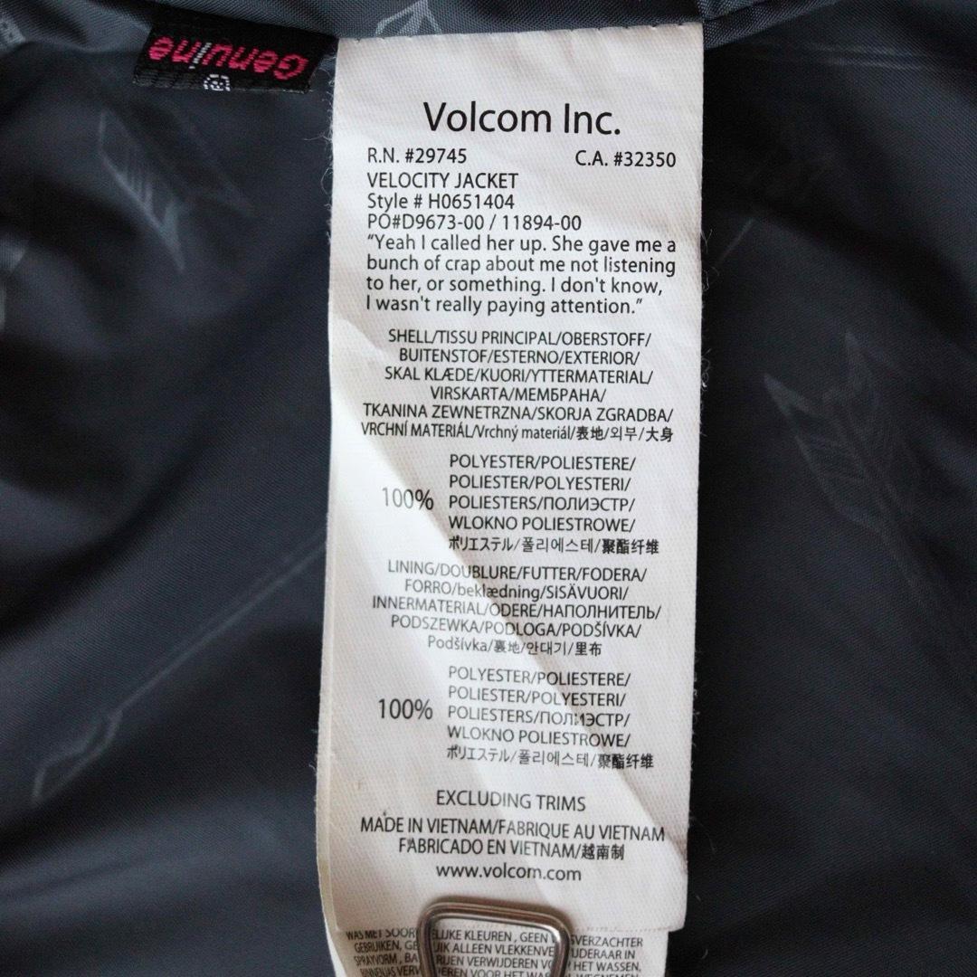 5437【極美品】VOLCOM　ジャケット レディース 裏ボア　花柄 総柄