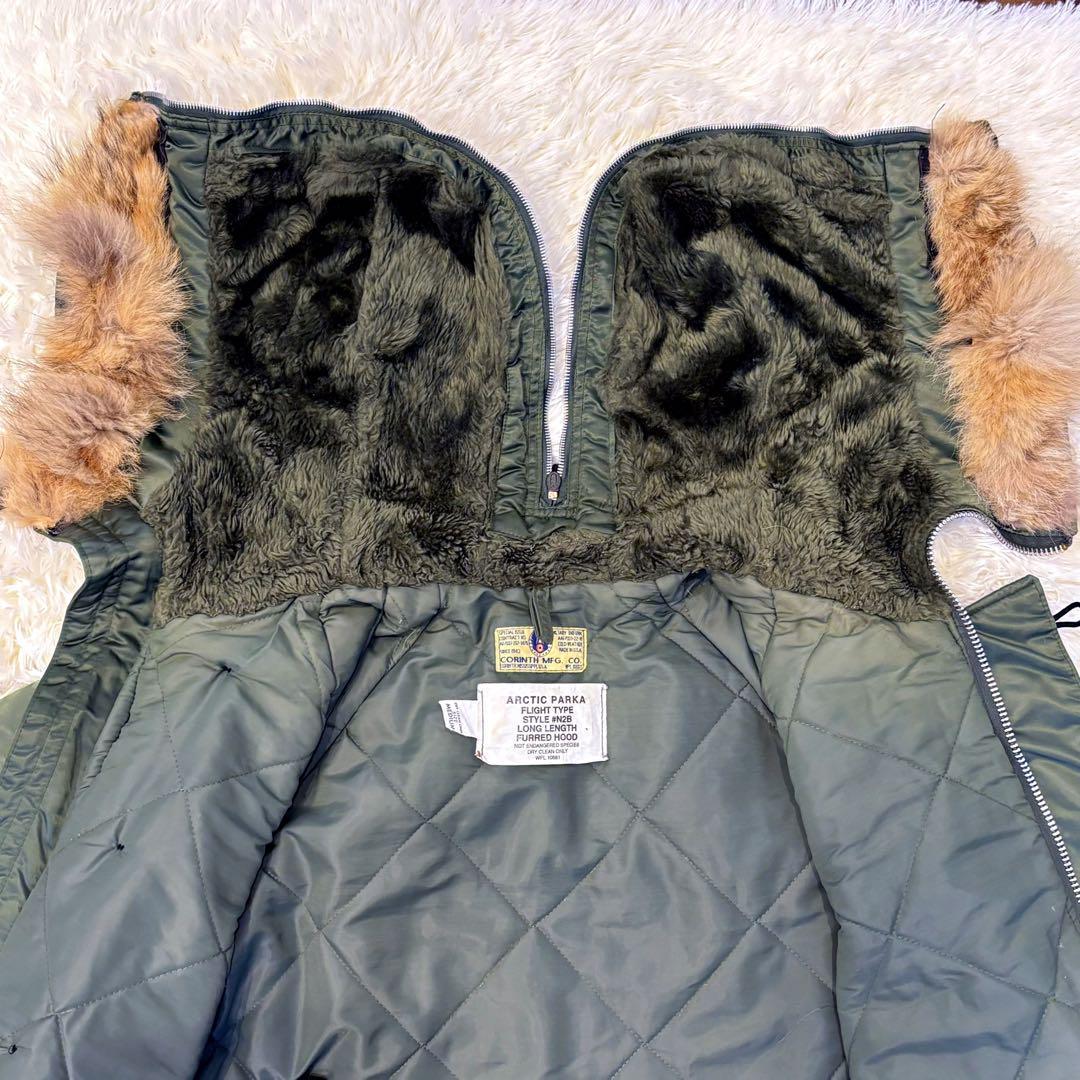 【希少ロングタイプ】CORINTH N-2B フライトジャケット　USA製