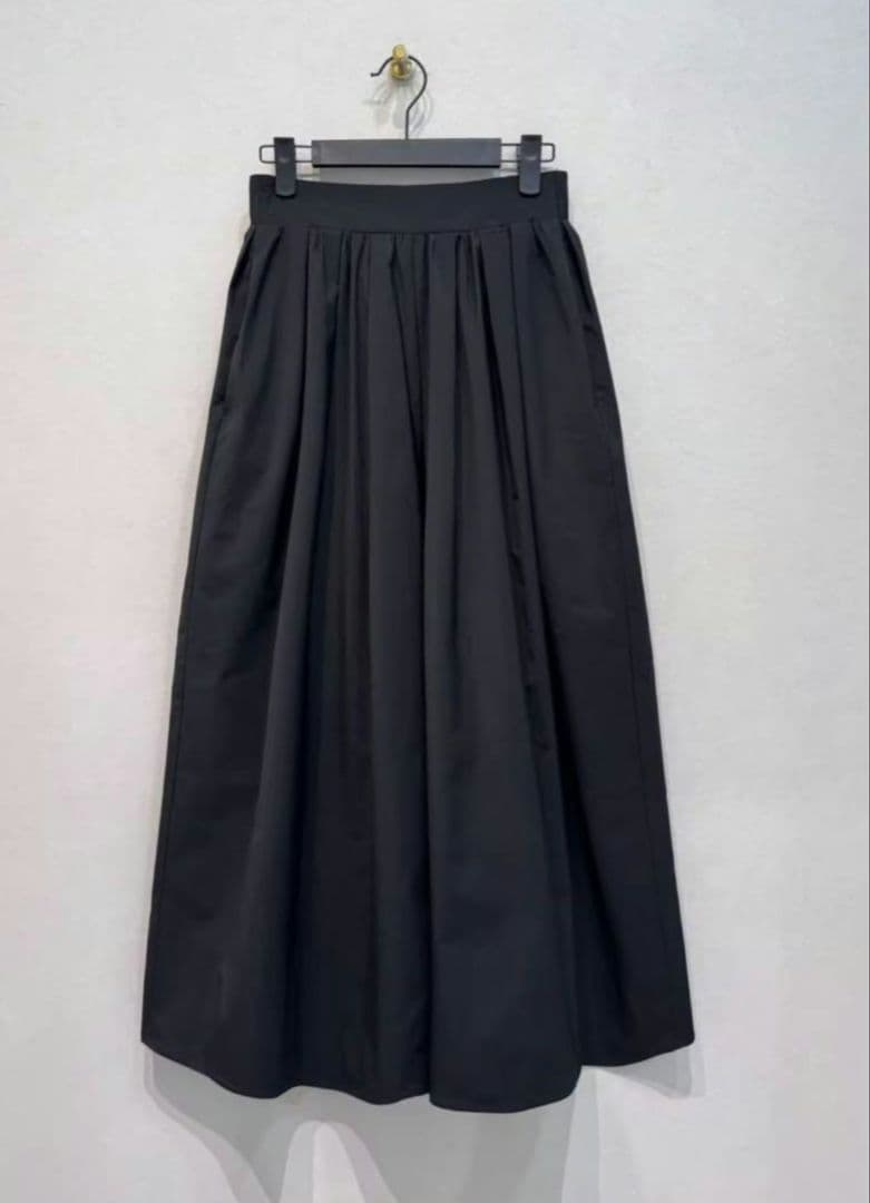 machatt メモリーキュロットパンツ ブラック