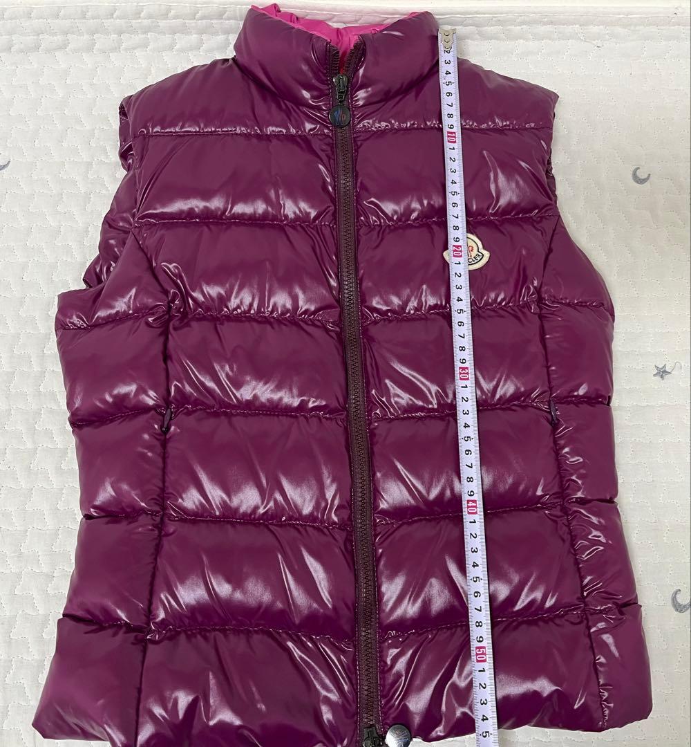 【未使用品】MONCLER モンクレール ワインレッド GHANY ダウンベスト