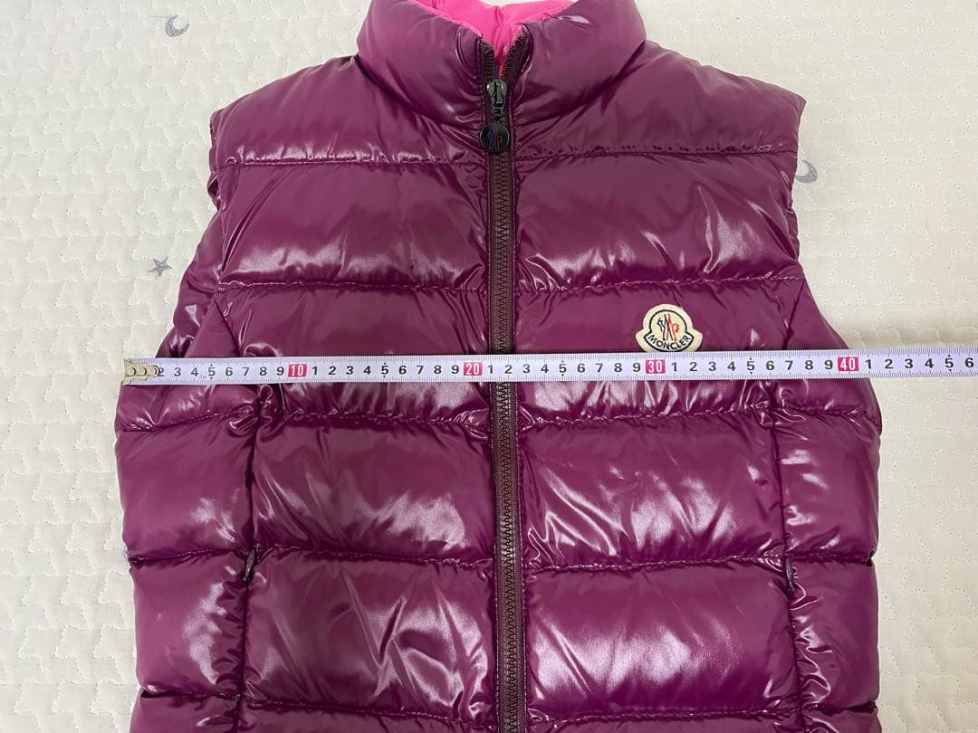 【未使用品】MONCLER モンクレール ワインレッド GHANY ダウンベスト