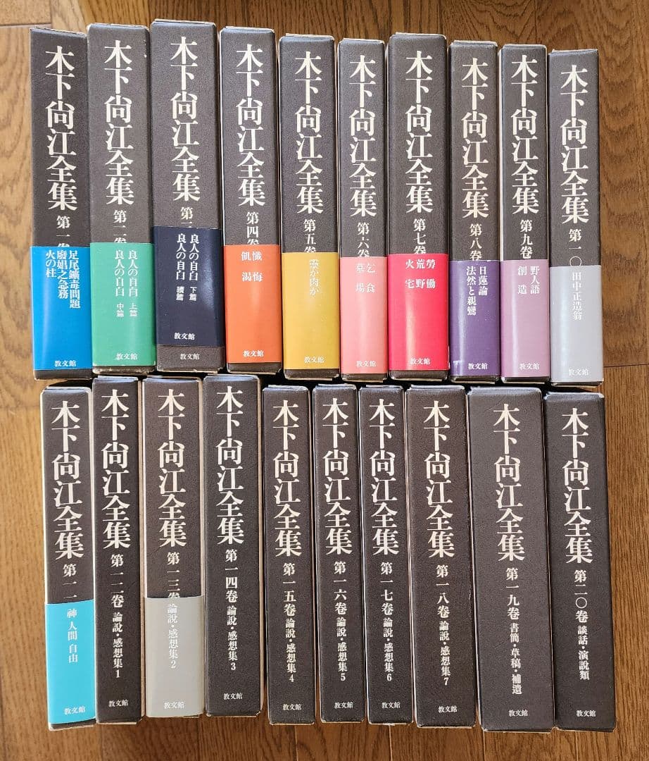 木下尚江全集　全20巻