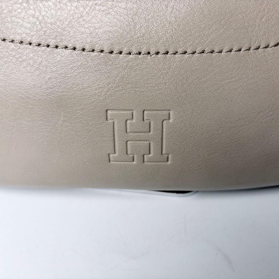 ゆうれい ヒロフSOROソーロM2wayトートグレージュA4可イタリア製