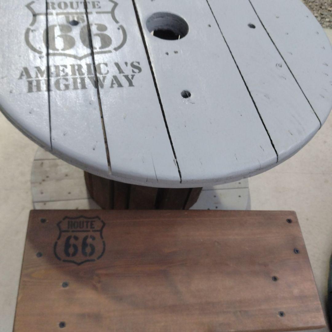 ケーブルドラムリメイク　椅子おまけ