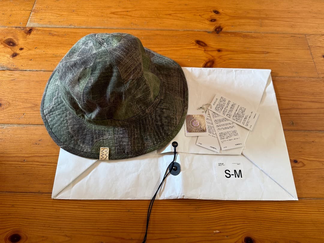 VISVIM BUCKET CAP 迷彩柄 バケットハット S-M