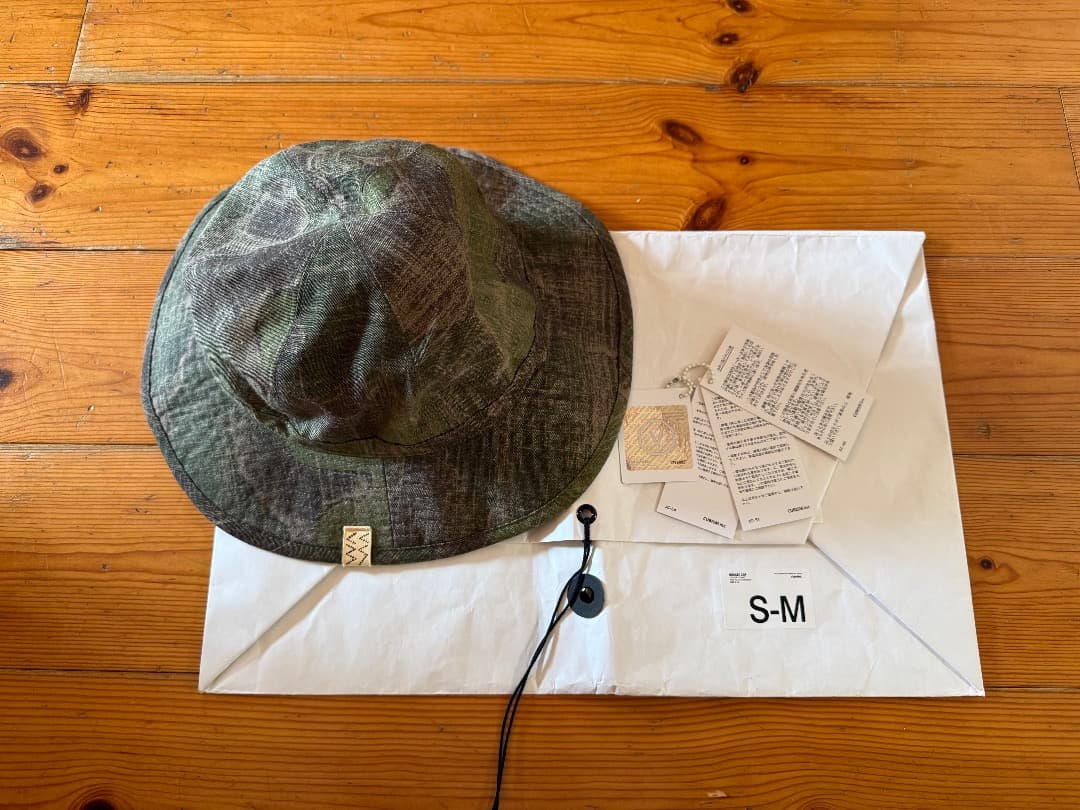 VISVIM BUCKET CAP 迷彩柄 バケットハット S-M