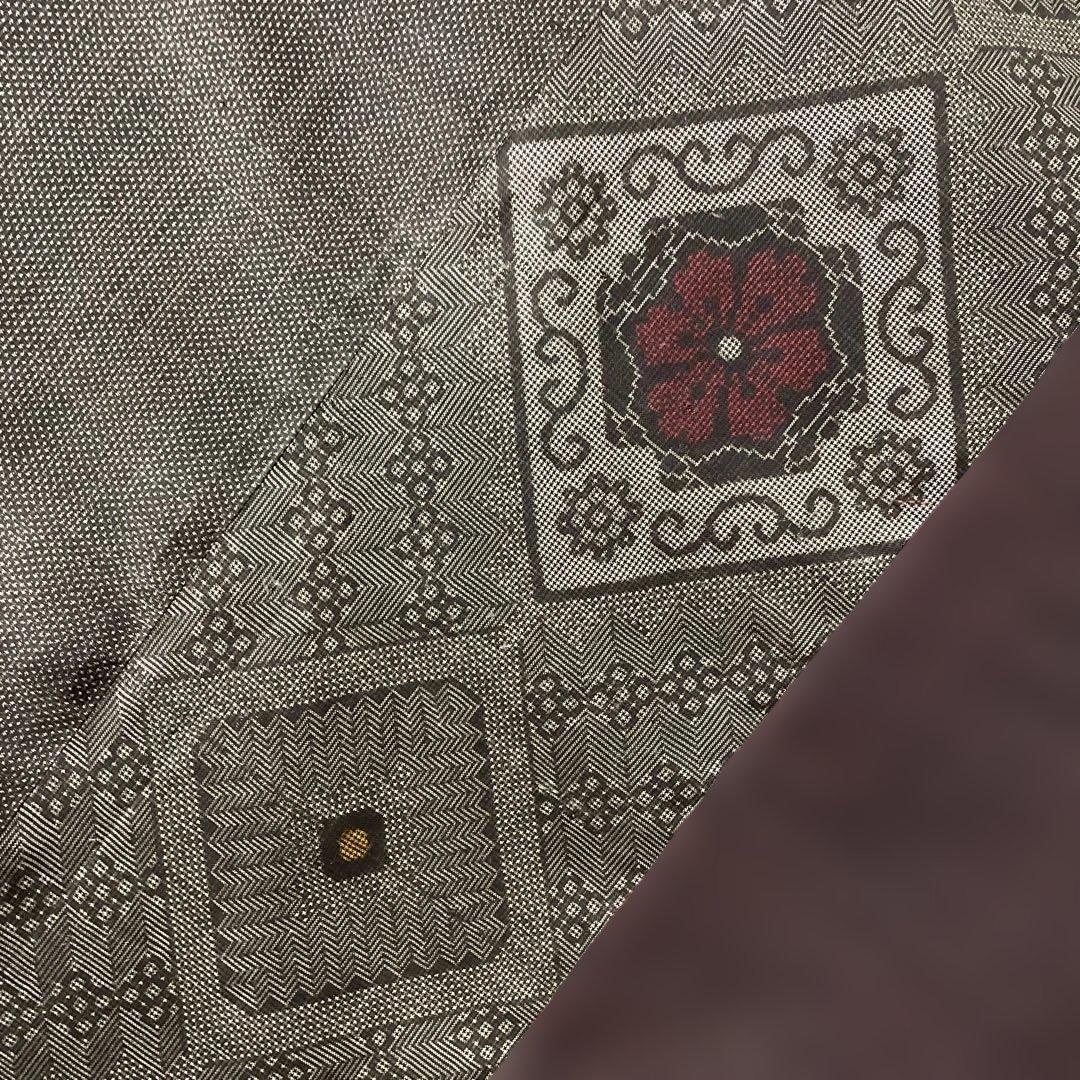 着物ワンピーステントラインロング丈《16》大島紬(龍郷柄7＆9マルキ)L〜L L