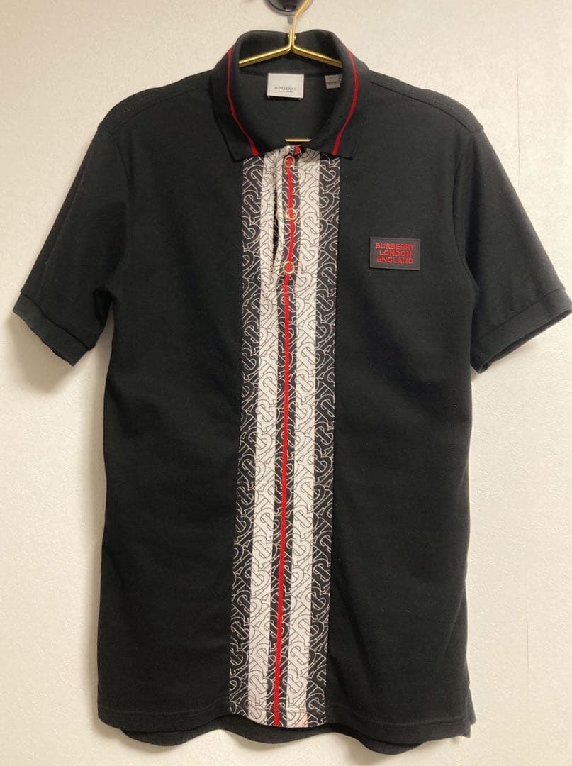 バーバリー モノグラム ストライプ ポロシャツ jetford