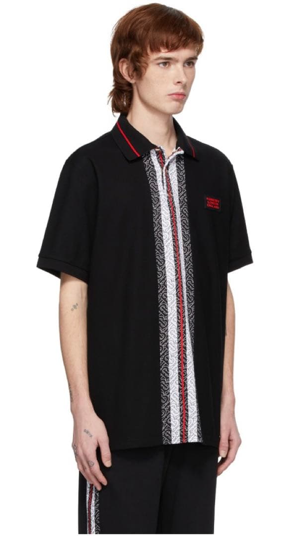 バーバリー モノグラム ストライプ ポロシャツ jetford